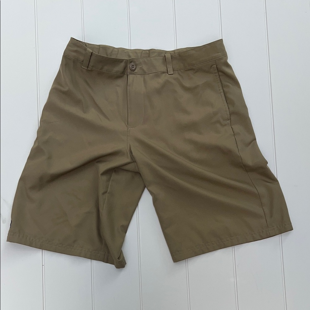 Under Armour Men's Khaki Flat Front Shorts